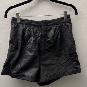 Nasty Gal Leather Shorts